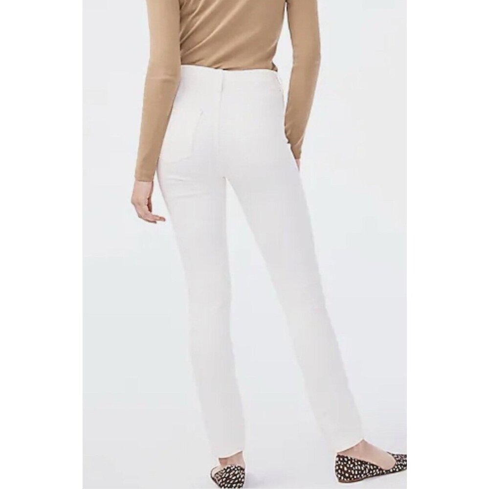 NEW! J. Crew High Rise Skinny Denim Jeans White G1975  SZ 31 - Picture 3 of 11